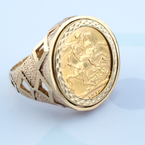 Sovereign ring 22ct full - ring,