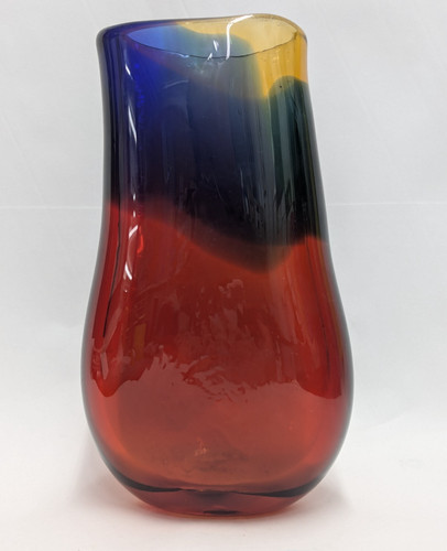 Hand blown oval - blown,