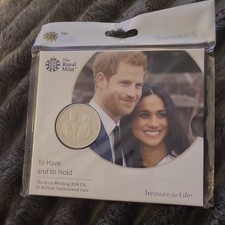2018 Royal Mint Harry & Meghan Royal Wedding £5 Brilliant Uncirculated Coin Pack