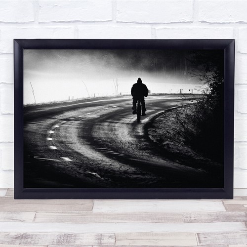 Street bike road silhouette - street,
