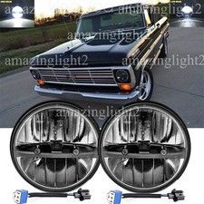 Pair 7" inch Round LED Hi/Lo