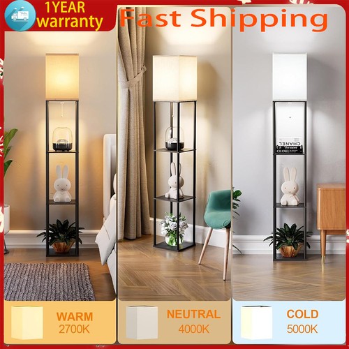 Corner modern floor lamp with - floor,