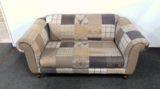 Patchwork fabric two seater