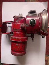 antique g p o carbide cycle lamp