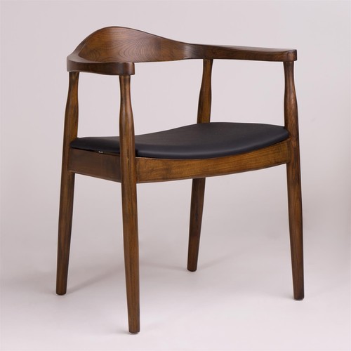 Black faux leather seat - black,