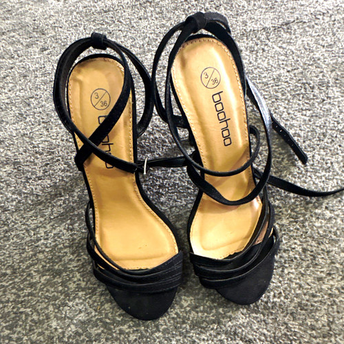 Boohoo women black strappy - black,