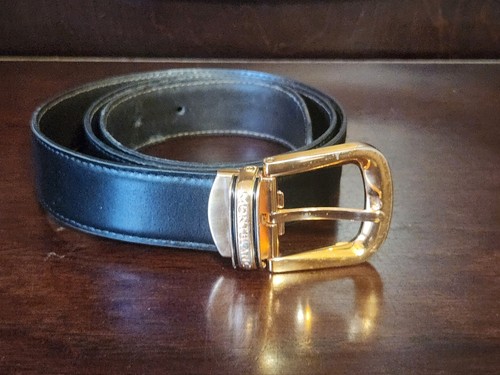 Vintage montblanc plaque belt - montblanc,