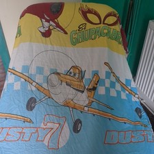 Disney Pixar Planes kid's single bed fitted sheet vintage excellent condition 