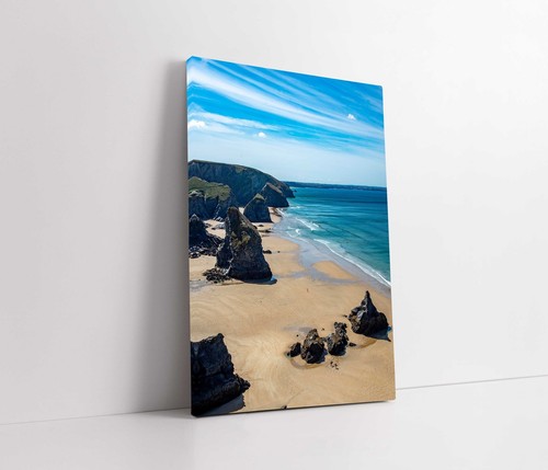 Bedruthan steps portrait - bedruthan,