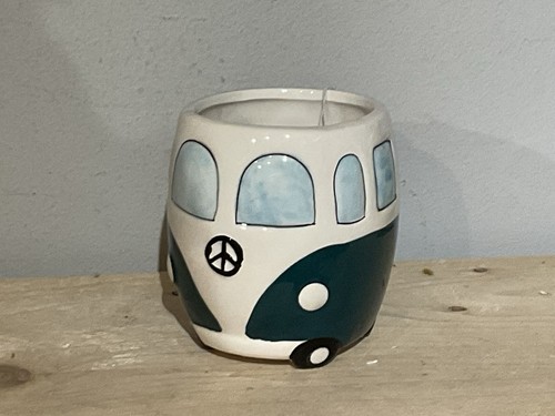 Green camper van coffee mug - green,
