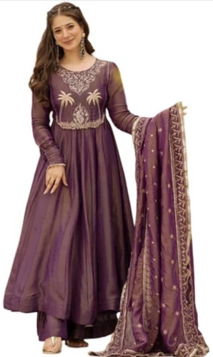 Women long anarkali gown - long,