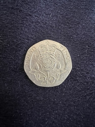 Genuine 1982 20p - 20p, twenty