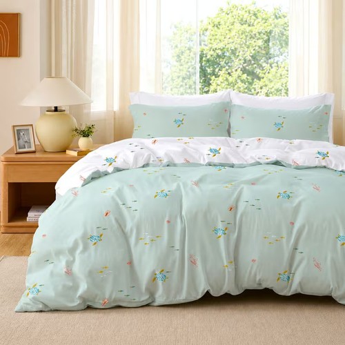 Aqua multicolor turtle print - multicolor,