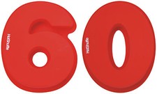 Large Number 60 Cake Tin Mould