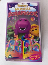 Barney's Musical scrapbook VHS VIDEO