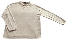 Vintage Jumper Mens 80s Beige