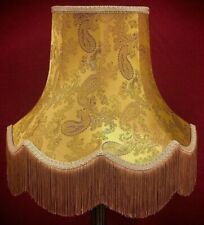 Gold Paisley Lampshades To Match Cushions Curtains Wallpaper Blinds Duvets Quilt