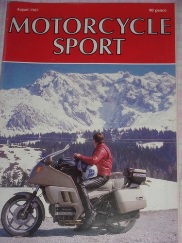 Motorcycle sport suzuki - motorcycle, 08/87