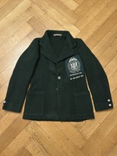 1930s 1940s New Zealand Boys Bottle Green Blazer Sz32 Vintage Mens Suit Jacket