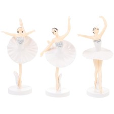  3PCS Ballerina Statue Desktop