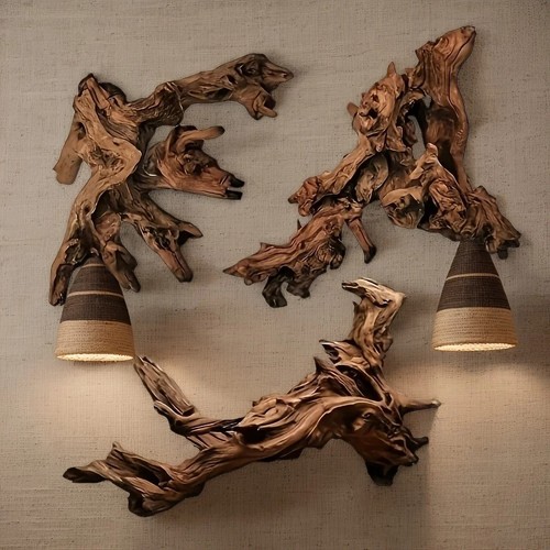 1pc wooden aquarium - wooden, driftwood