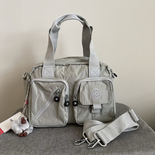 Kipling gris gray defea - gris, nylon