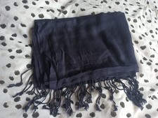 Navy Pashmina