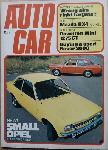 Autocar august 1973 - autocar, mazda