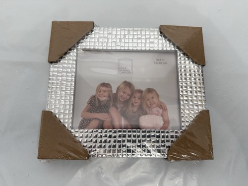 Mosaic silver photo frame - silver,