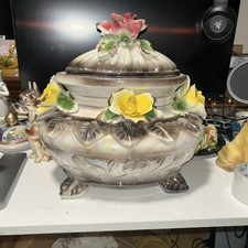 Vintage tureen floral - floral, design