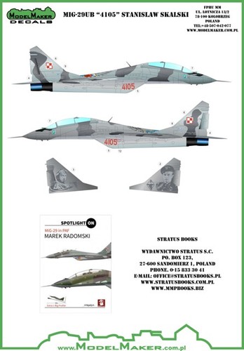 Model maker decals - model, 1:48