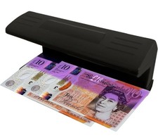 MxMan Counterfeit Notes Money Detector - UV Bulb Light Fake Note Detector for A