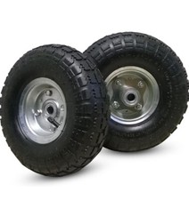 MxMan Wheelbarrow Wheel Replacement - 2 Pack 10" 4.10/3.50 4 Replacement