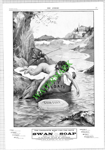 Swan soap advert 1903 - soap,
