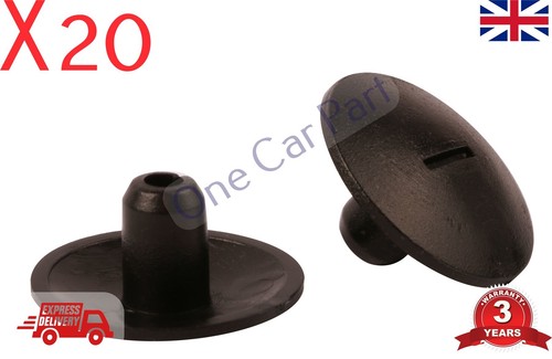 Mounting clips plastic - 20,