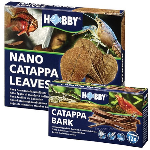 Hobby catappa bark and leaves - and,