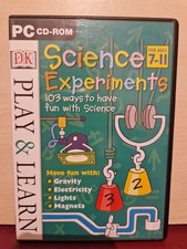 103 Science Experiments - Play & Learn - PC CD ROM Software (J38)