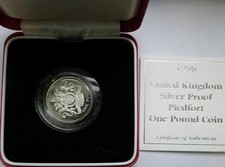 1998 One Pound £1 Silver