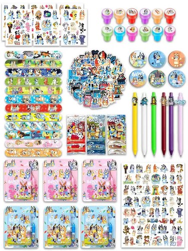 110 pcs bluey party - 110,
