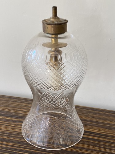Antique hall light cut - antique, glass