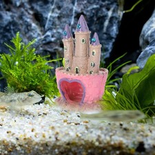  2 Pcs Fish Tank Castle Large