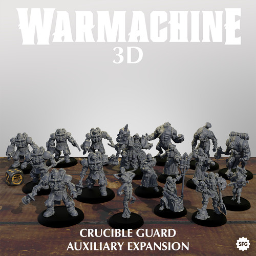 Warmachine crucible guard - crucible,