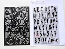 Heffy Doodle Rascal Alphabet stamp & die set