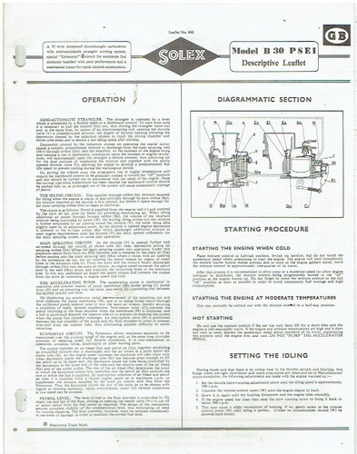 Solex b30 psei series - solex,