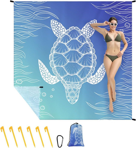Beach blanket mat large - beach,