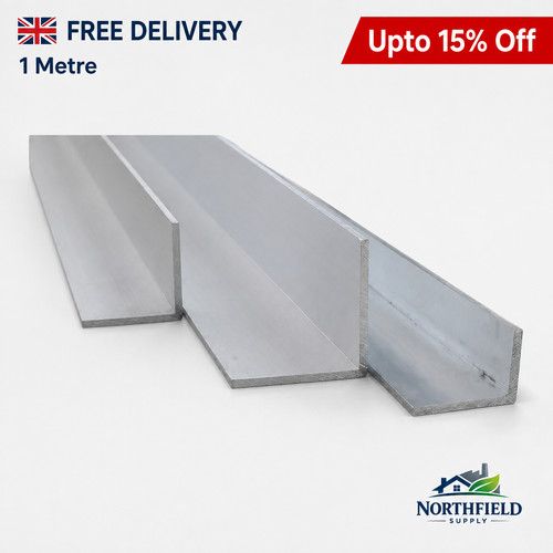 Aluminium angle trim equal - aluminium,