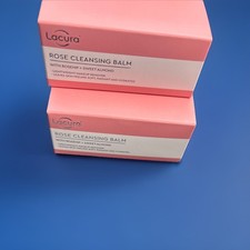 Lacura Rose Cleansing Balm 100g X2 with Rosehip, Sweet Almond & Rose Flower Oil