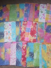 20 x A4 Sheet Thick Textured Craft Papers BRIGHT PATTERNS Bundle Card Making Etc