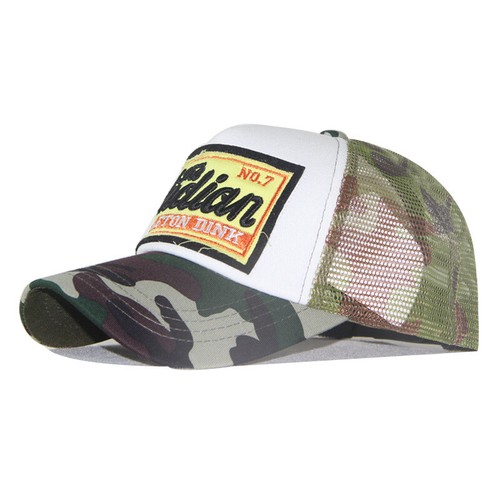 Distressed embroidery trucker - embroidery,