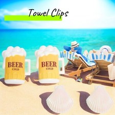 1/2pcs Beach Towel Clips